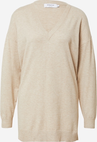 MSCH COPENHAGEN Pullover in Beige: predná strana