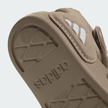 ADIDAS SPORTSWEAR Open schoenen 'ADILETTE' in Bruin