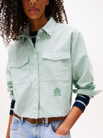 Chemisier Tommy Jeans en vert