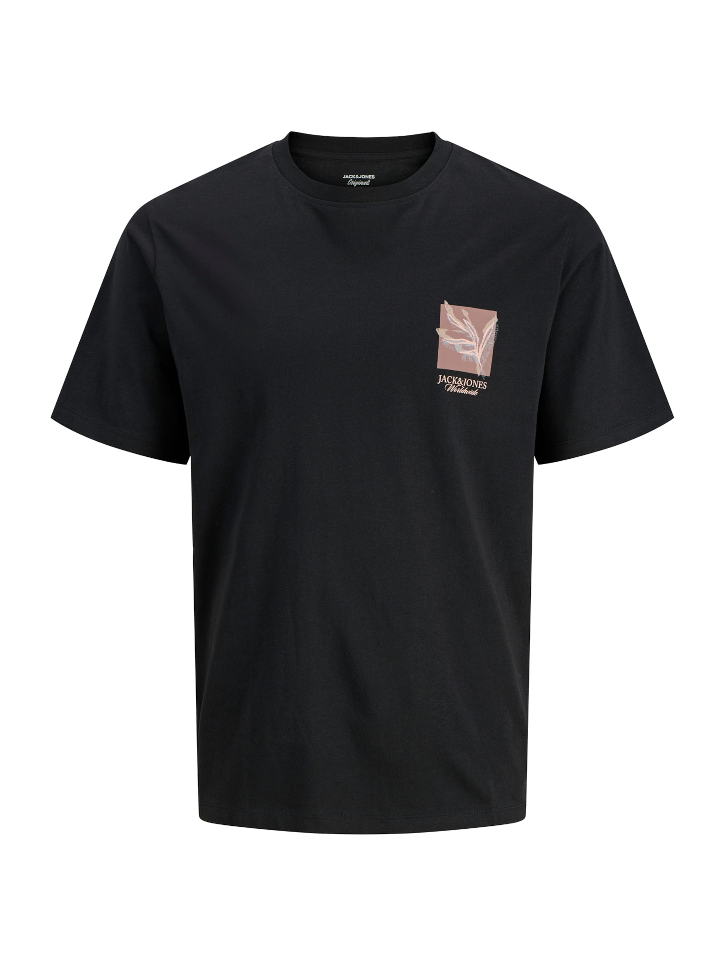 Jack & Jones Plus Shirt 'JORMONTAUK' in Black: front