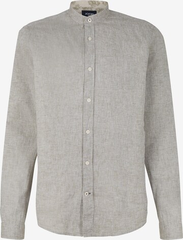 JOOP! Jeans Button Up Shirt 'Hedde' in Grey: front
