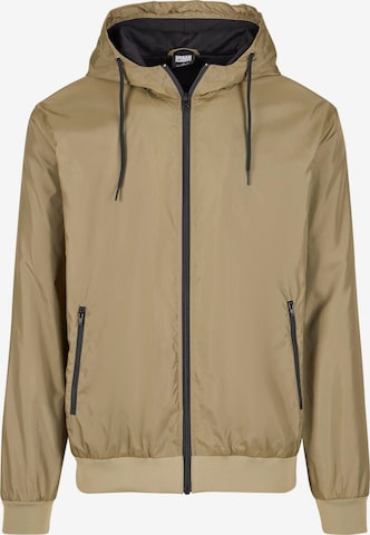 Urban Classics Between-Season Jacket in Green: front