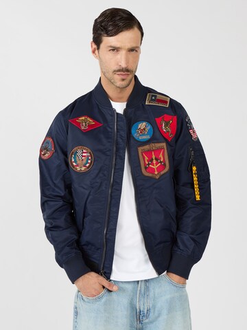 TOP GUN Jacke 'TG2024001' in Blau: Vorderseite