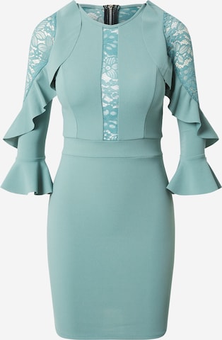 WAL G. Cocktail Dress in Green: front