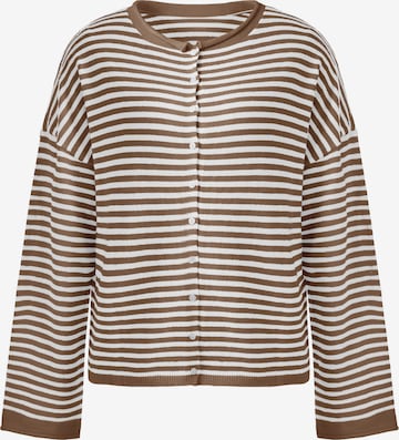 Imily Bela Gebreid vest in Bruin: voorkant