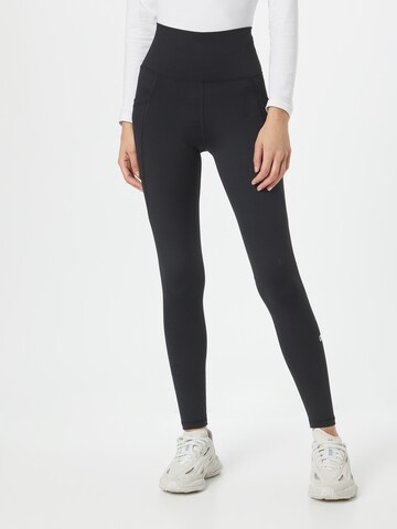 Skinny Pantaloni sportivi di aim'n in nero: frontale