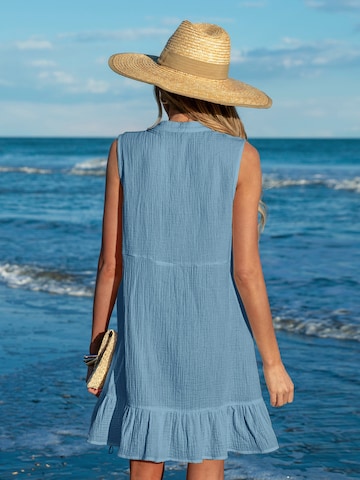 Cupshe Strandkleid 'CAA05A4C003ST'‌‌‌‌‌‌‌‌‌‌ in Blau