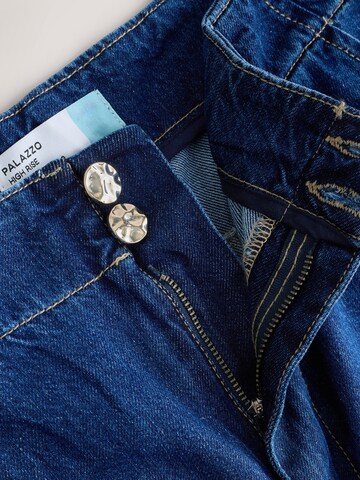 Wide leg Jeans con pieghe di Next in blu