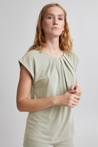 Camicia da donna 'BYPERL' di b.young in verde: frontale