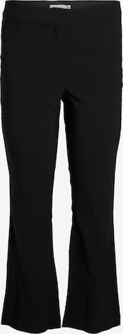 évasé Pantalon 'Romi' EVOKED en noir : devant