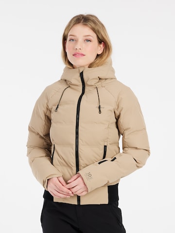 PROTEST Sportjacke 'PRTALYSUMI' in Beige