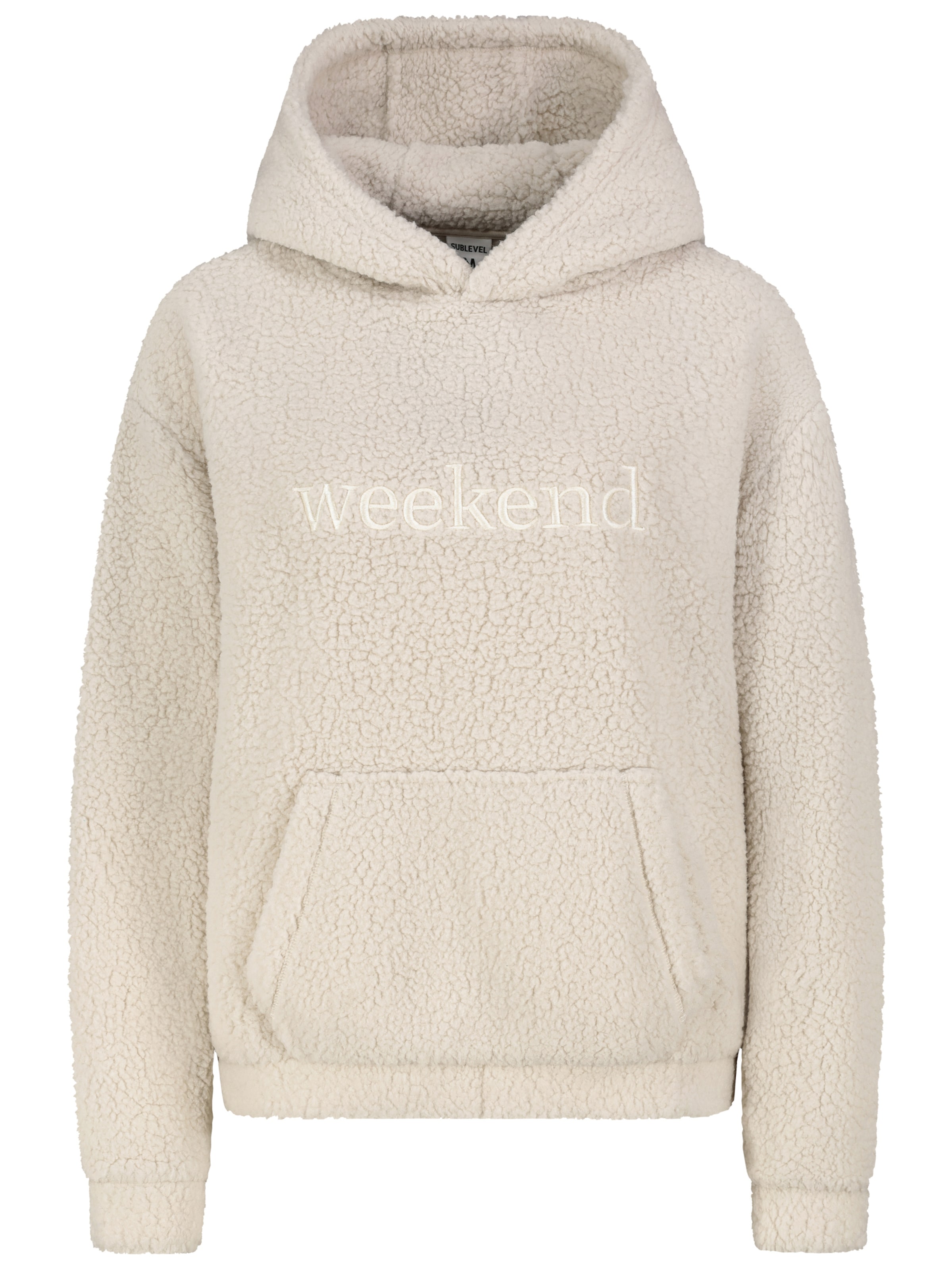 Sublevel Sweatshirt in Weiß: Vorderseite