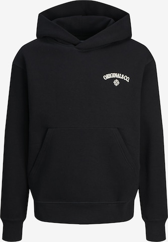 Sweat Jack & Jones Junior en noir : devant