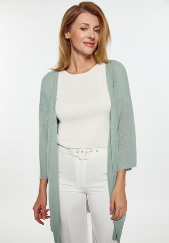 usha WHITE LABEL Knit cardigan in Green: front