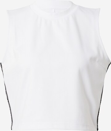 Calvin Klein Jeans - Top en blanco: frente