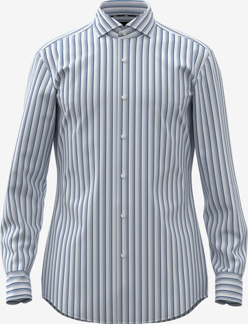 BOSS Slim fit Button Up Shirt 'H-Hank' in Blue: front