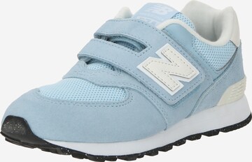 new balance Tenisky '574' - Modrá: predná strana