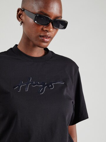 HUGO T-Shirt in Schwarz