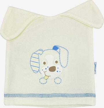 Aliap Beanie 'Hund' in Beige: front