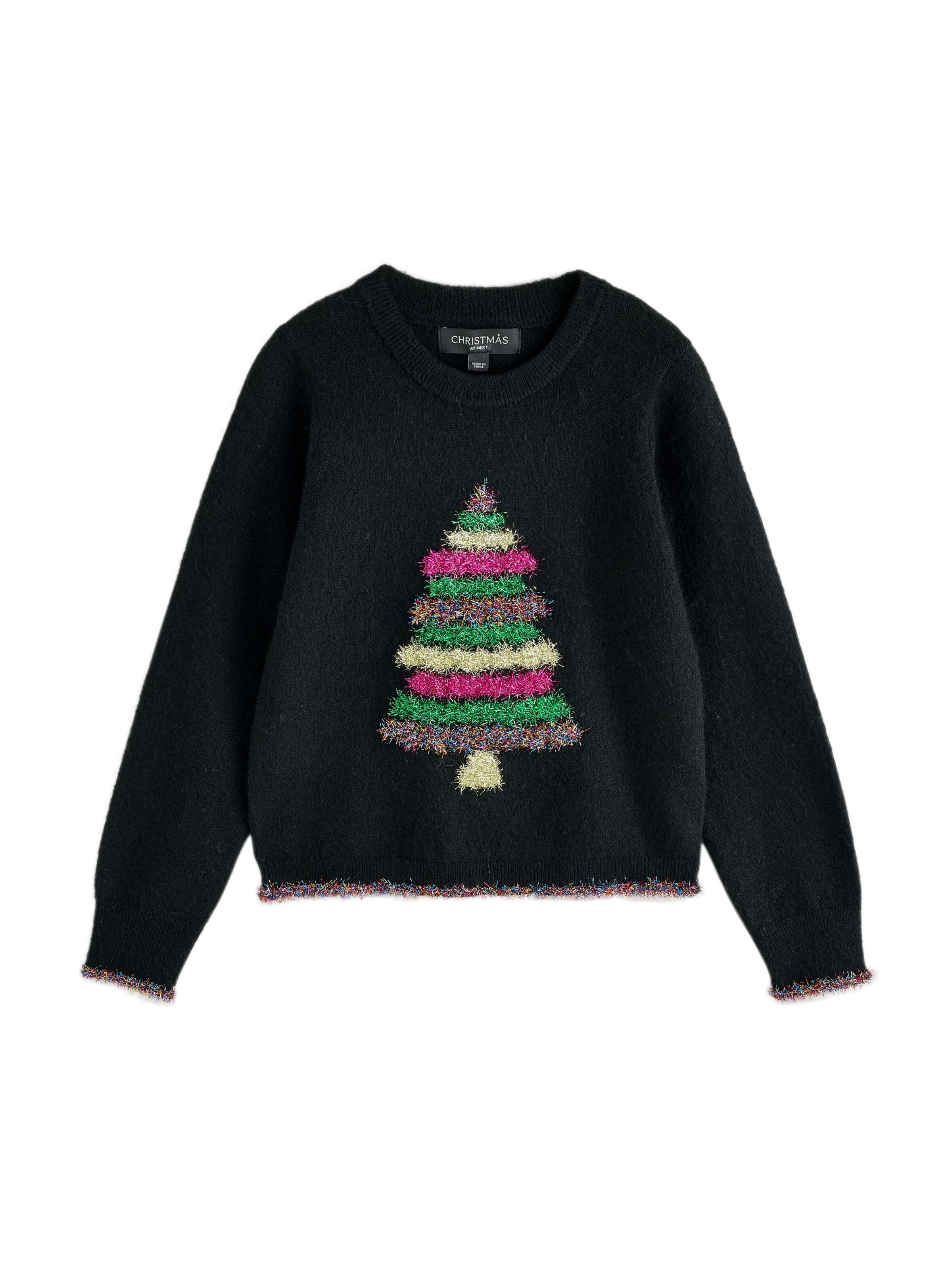 Next Sweater in Black: front
