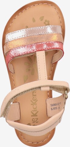 Sandales Kickers en beige