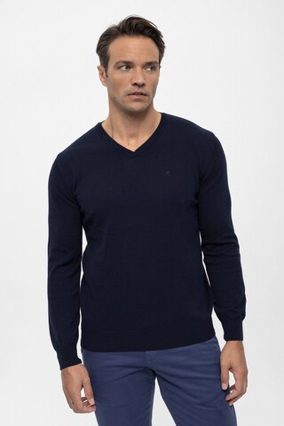 Pull-over Felix Hardy en bleu : devant