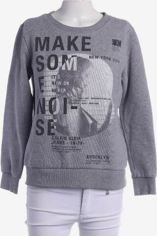 Calvin Klein Sweatshirt & Zip-Up Hoodie in M in Grey: front