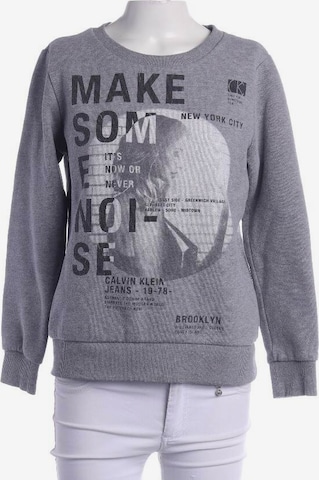 Calvin Klein Sweatshirt / Sweatjacke M in Grau: predná strana