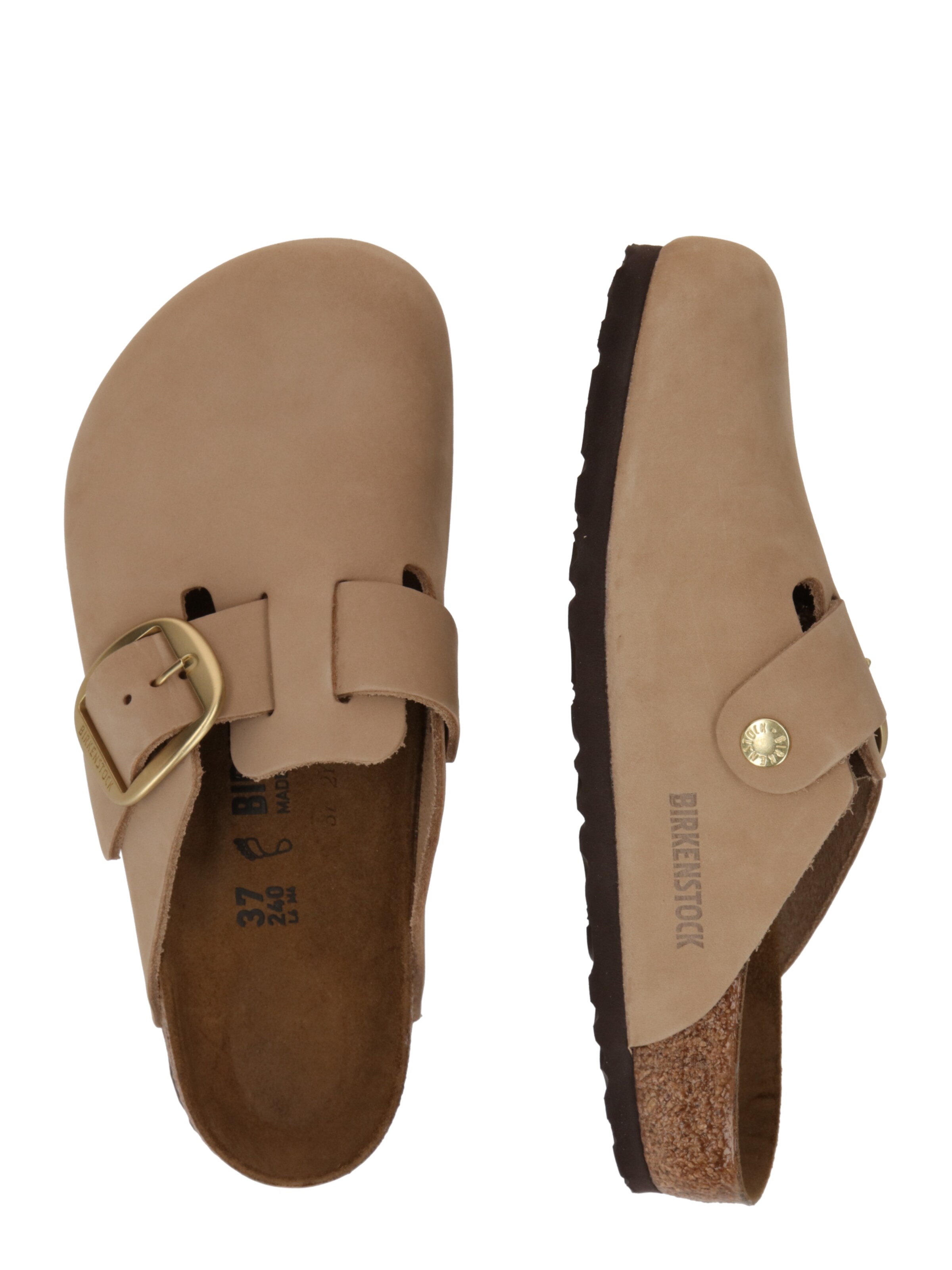 BIRKENSTOCK Plätu 'Boston', värv beež