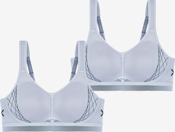 High support Soutien-gorge de sport ' Triaction Cardio Flow ' TRIUMPH en violet : devant