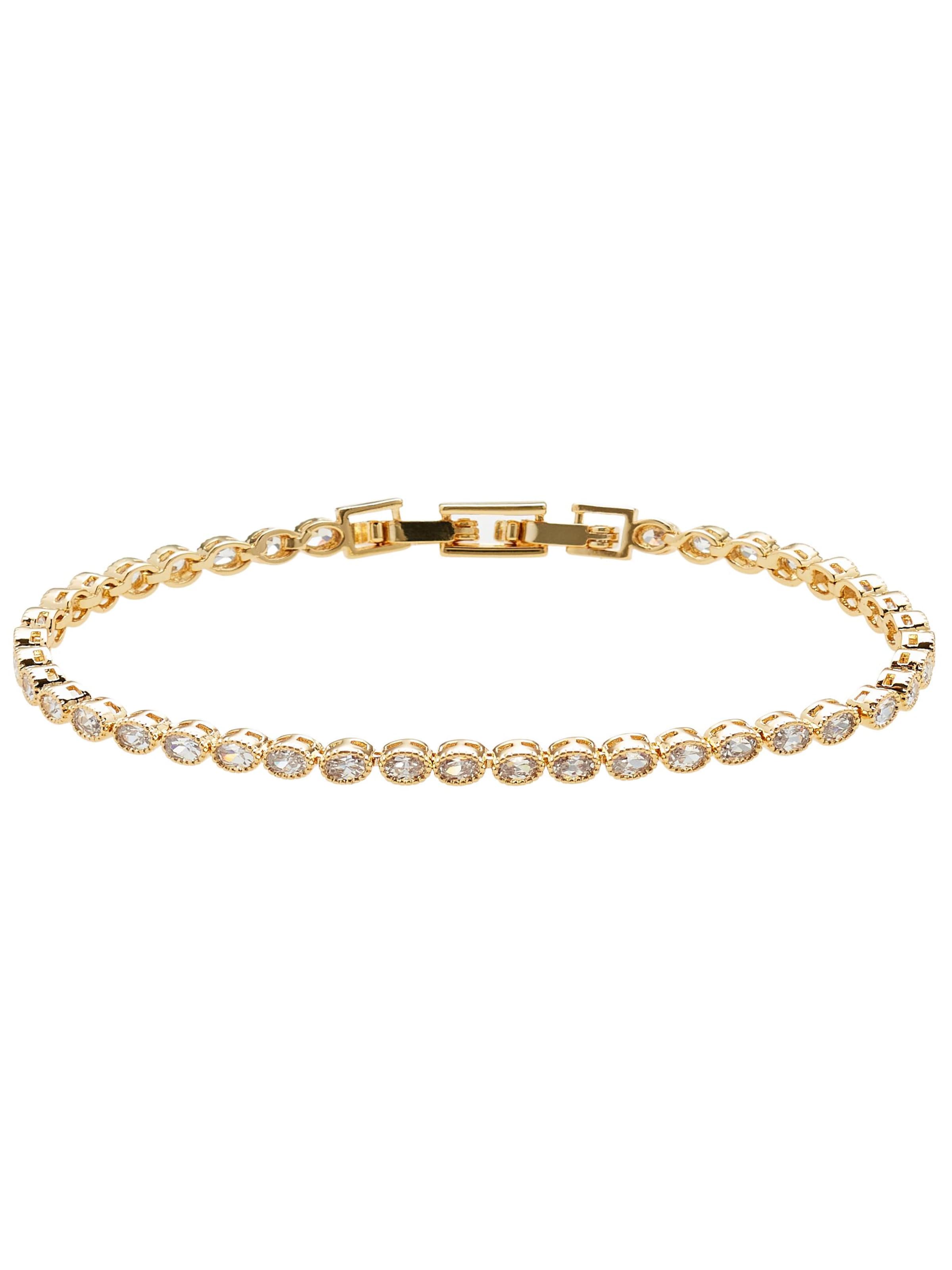 U.S. POLO ASSN. Armband 'Cassidy'‌‌‌‌‌‌‌‌ in 17,5 cm in gold, Produktansicht