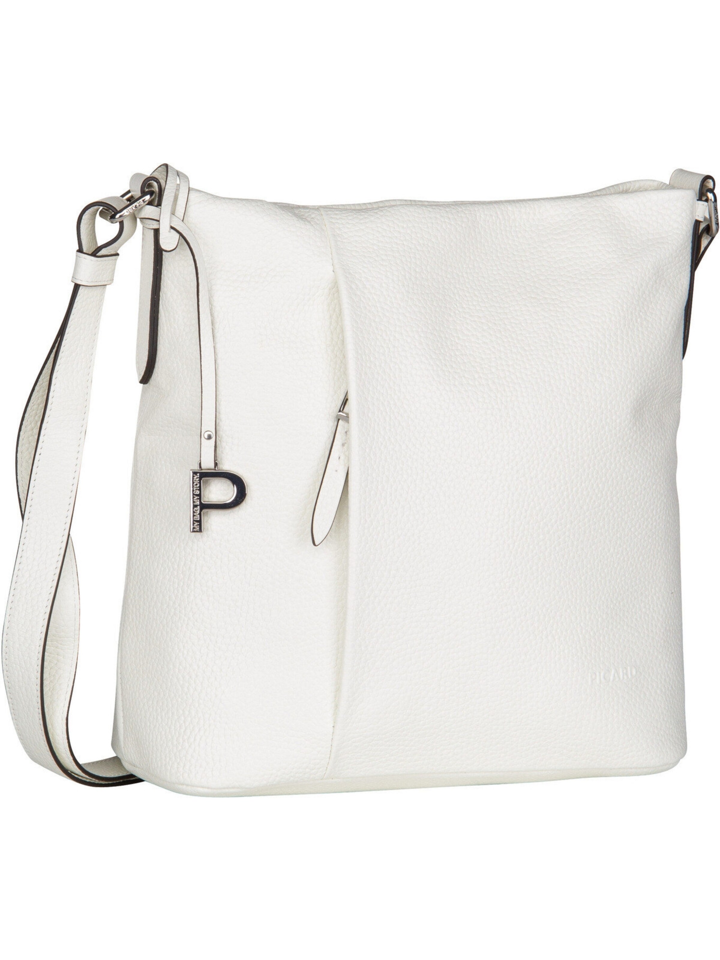 Picard Umhängetasche 'Pure' in Weiß: Vorderseite