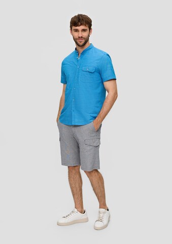 s.Oliver - Ajuste regular Camisa en azul