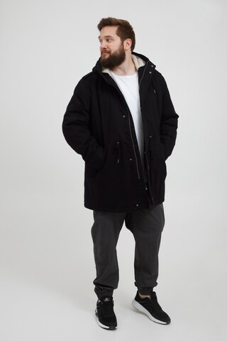 !Solid Between-Seasons Parka in Black