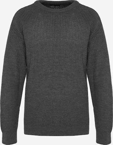 Pull-over Trendyol en gris : devant