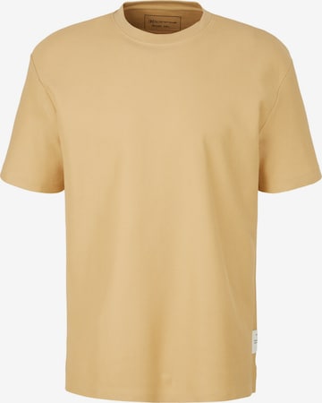 T-Shirt TOM TAILOR DENIM en jaune : devant