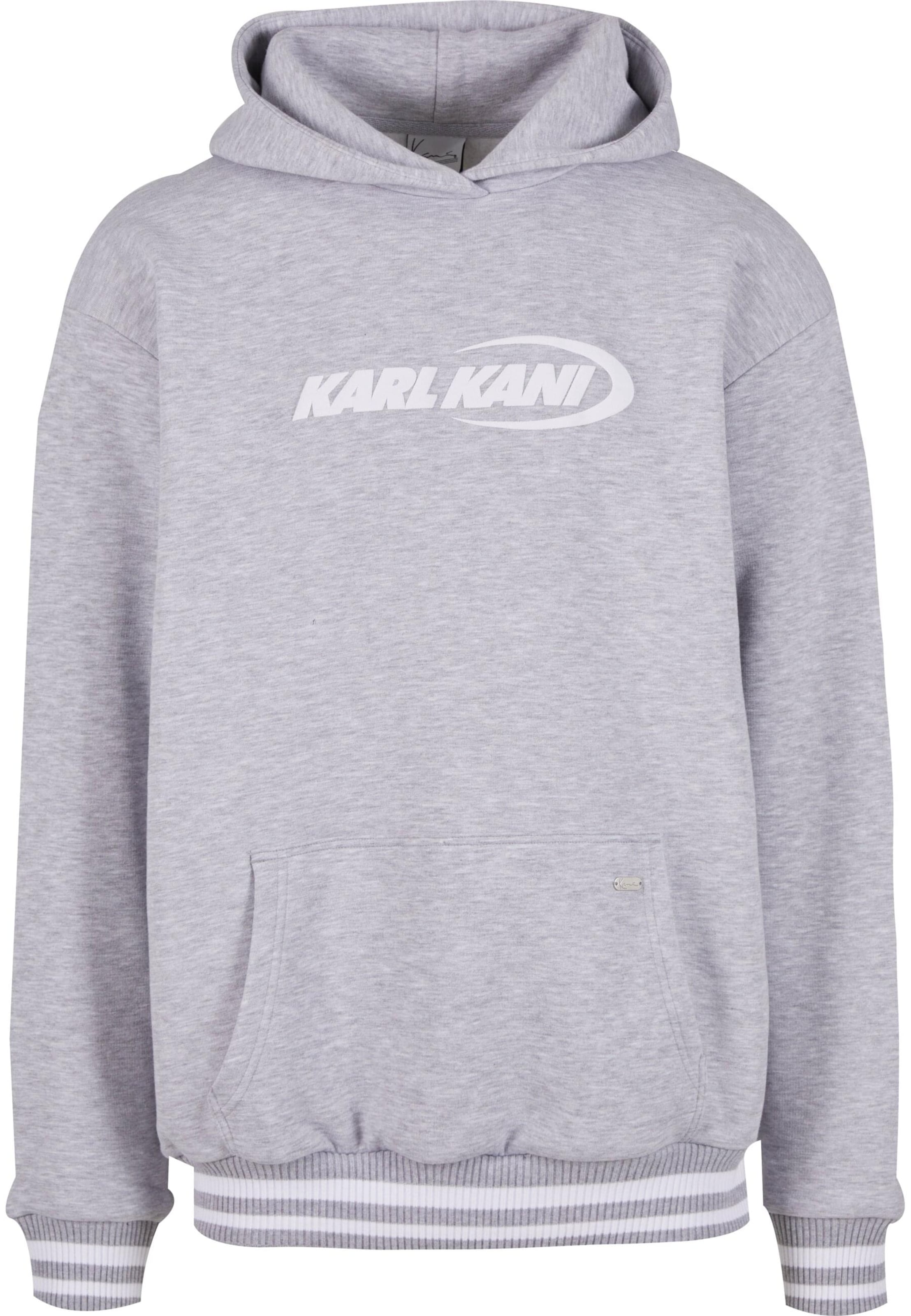 Karl Kani Sweatshirt'Kani Ellipse' in Grau: Vorderseite