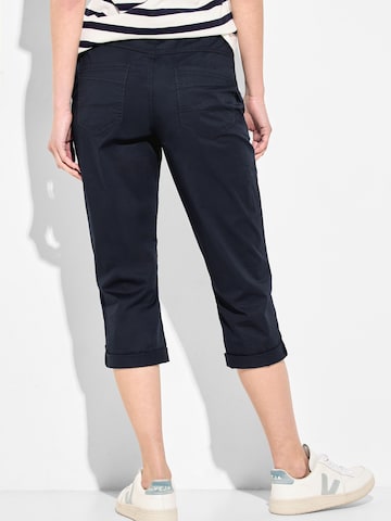 CECIL Slim fit Pants 'New York' in Blue