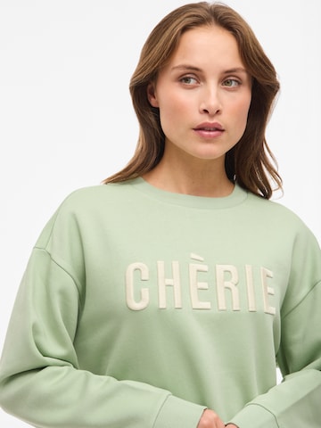VILA Sweatshirt 'VITASSE' in Green
