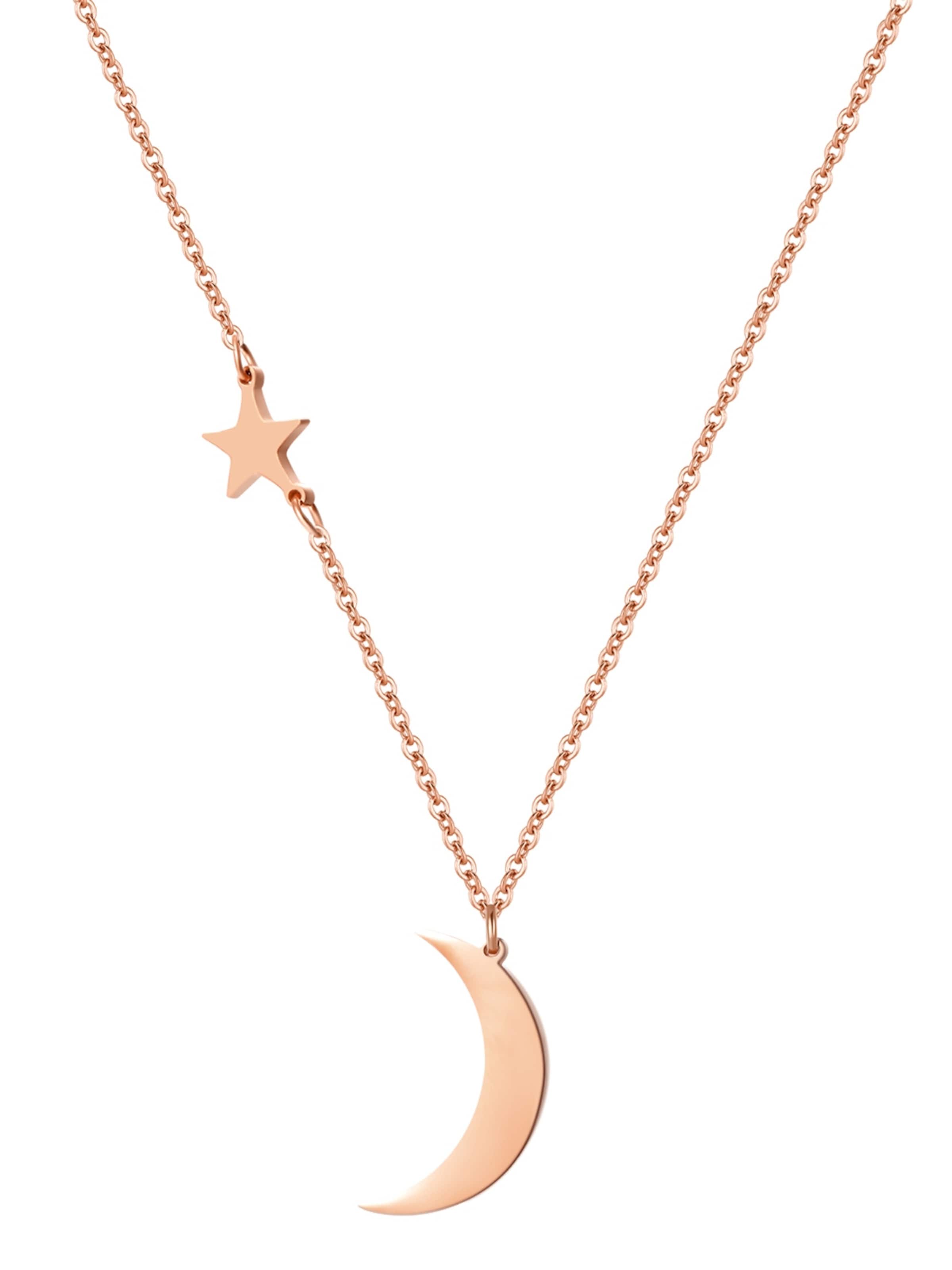 Hey Happiness - Cadena 'Celestial' en oro: frente