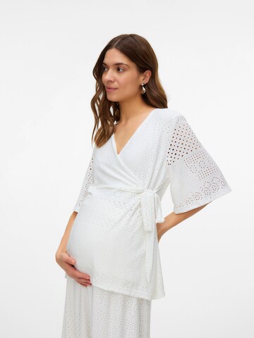 Camicia da donna 'MLAngia' di MAMALICIOUS in bianco: frontale