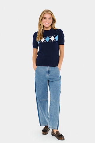 SAINT TROPEZ Pullover in Blau