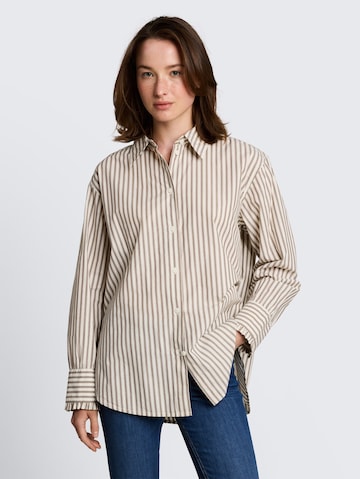 TOM TAILOR DENIM Bluse in Weiß: Vorderseite