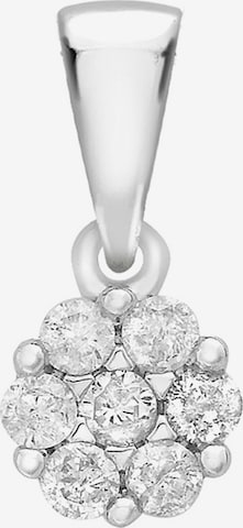 Lucardi Pendant 'Klassisch' in Silver: front