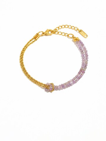 Nemomatheo Bracelet 'Twist' in Purple: front