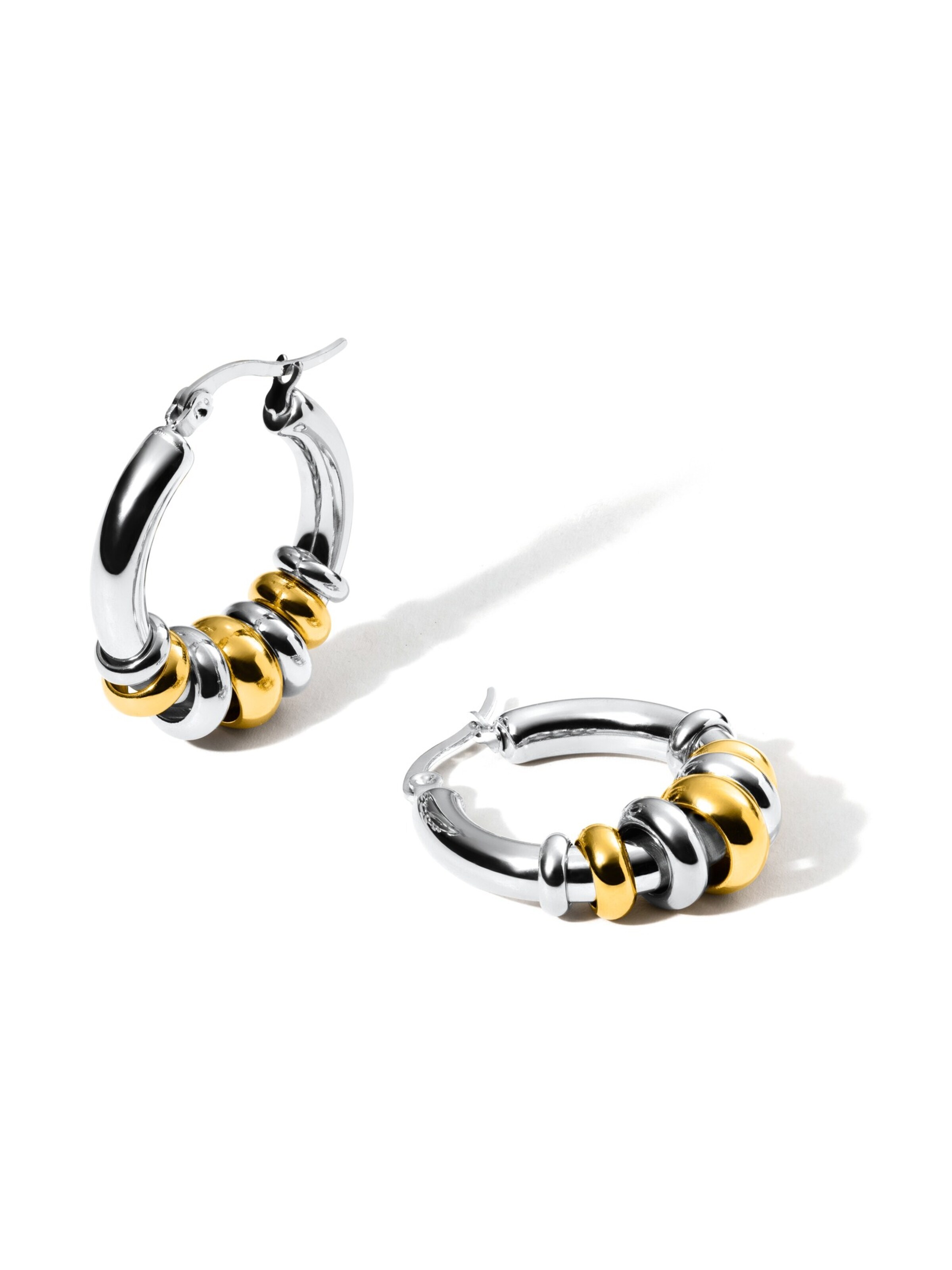 hiBALI Earrings 'Link Curvy' in Mixed colors: front