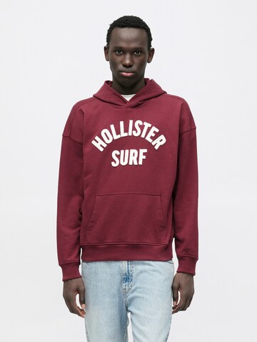 HOLLISTER Sweatshirt i röd: framsida