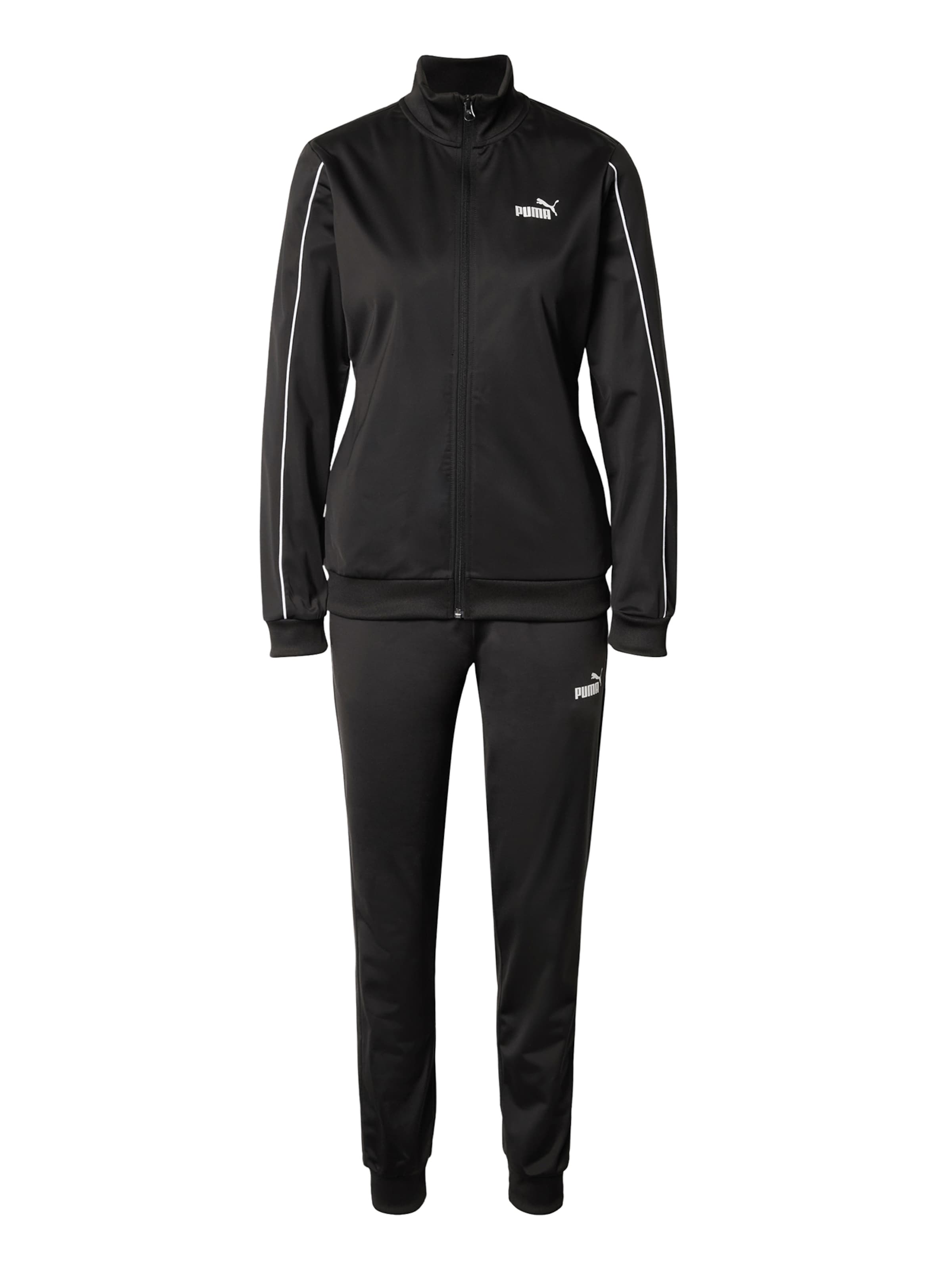 PUMA Tracksuit in Black: front