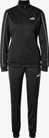PUMA Treenipuku värissä musta: etupuoli