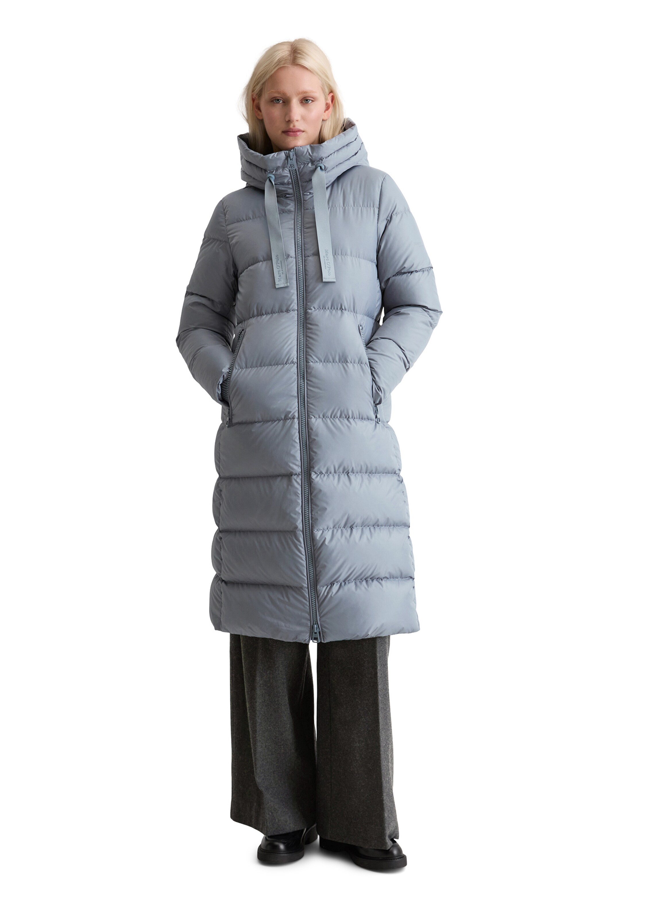 Marc O'Polo Between-Seasons Coat in Blue